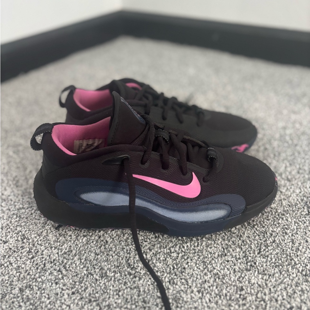 Nike Black and Pink Sneakers